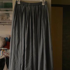 Teal Long Flowing Skirt